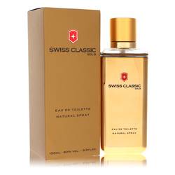 Swiss Classic Gold Cologne by Victorinox 3.3 oz Eau De Toilette Spray