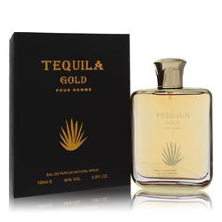 Tequila Pour Homme Gold Cologne by Tequila Perfumes 3.3 oz Eau De Parfum Spray