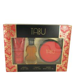 Tabu Perfume by Dana -- Gift Set - 1.5 oz Cologne Spray + 4 oz Body Lotion + 1.75 oz Dusting Powder