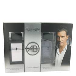 The Secret Cologne by Antonio Banderas -- Gift Set - 3.4 oz Eau De Toilette Spray + 3.4 oz After Shave