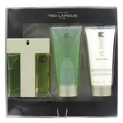 Tl Pour Lui Cologne by Ted Lapidus Cologne -- Gift Set - 3.3 oz Eau De Toilette Spray + 3.3 oz Shower Gel + 3.3 oz After Shave Balm