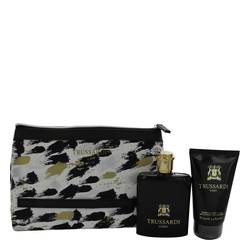 Trussardi Cologne by Trussardi -- Gift Set - 3.4 oz Eau De Toilette Spray + 3.4 oz Shower Gel + Trusssardi Pouch