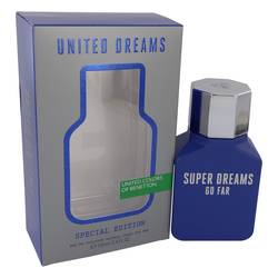 United Dreams Super Dreams Go Far Cologne by Benetton Cologne 3.4 oz Eau De Toilette Spray