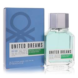 United Dreams Go Far Cologne By Benetton, 3.4 Oz Eau De Toilette Spray For Men