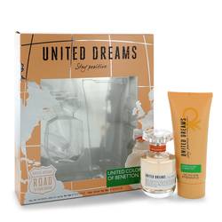 United Dreams Stay Positive Perfume by Benetton Perfume -- Gift Set - 1.7 oz Eau De Toilette Spray + 3.4 oz Body Lotion