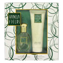 Vanilla Fields Perfume by Coty -- Gift Set - 1oz Eau De Cologne Spray + 4 oz Body Lotion