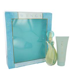 Wings Perfume by Giorgio Beverly Hills -- Gift Set - 3 oz Eau De Toilette Spray + 3.4 oz Body Moisturizer