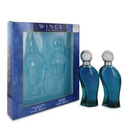 Wings Cologne by Giorgio Beverly Hills Cologne -- Gift Set - 3.4 oz Eau De Toilette Spray + 3.4 oz After Shave