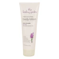 White Lavender The Healing Garden Perfume by The Healing Garden Perfume 8 oz Natural Shea Body Lotion with relaxing botanical essential oils