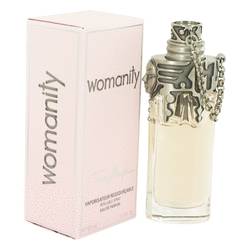 Womanity Perfume by Thierry Mugler 50 ml Eau De Parfum Refillable Spray with Necklace