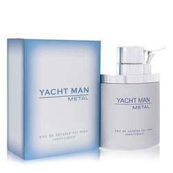 Yacht Man Metal Cologne By Myrurgia, 3.4 Oz Eau De Toilette Spray For Men